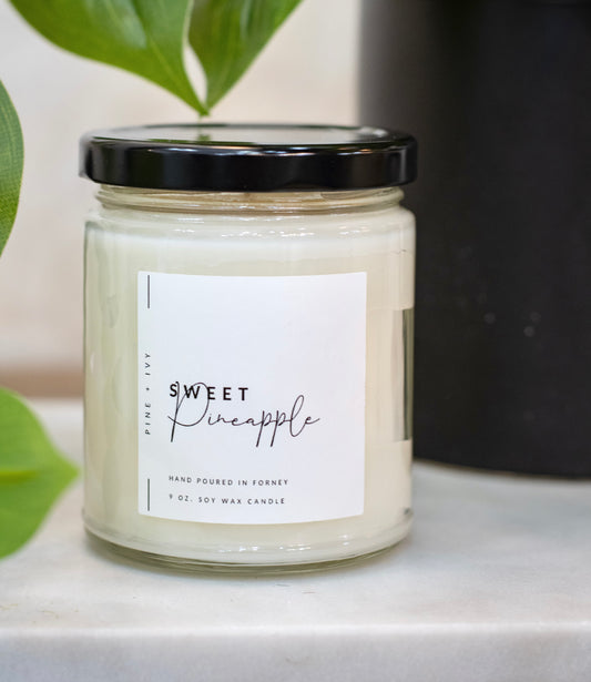 Sweet Pineapple - 9 oz Candle