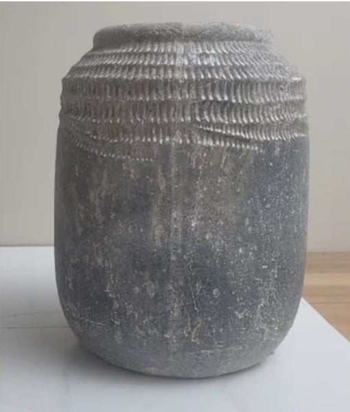 Charcoal Boho Vase