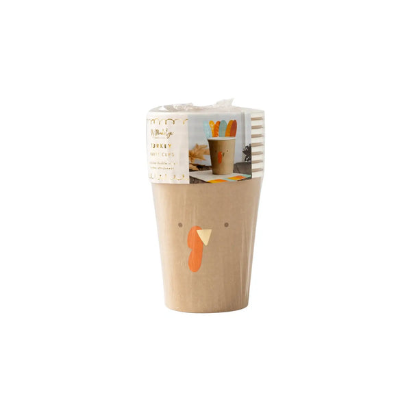 Harvest Turkey Paper Party Cups