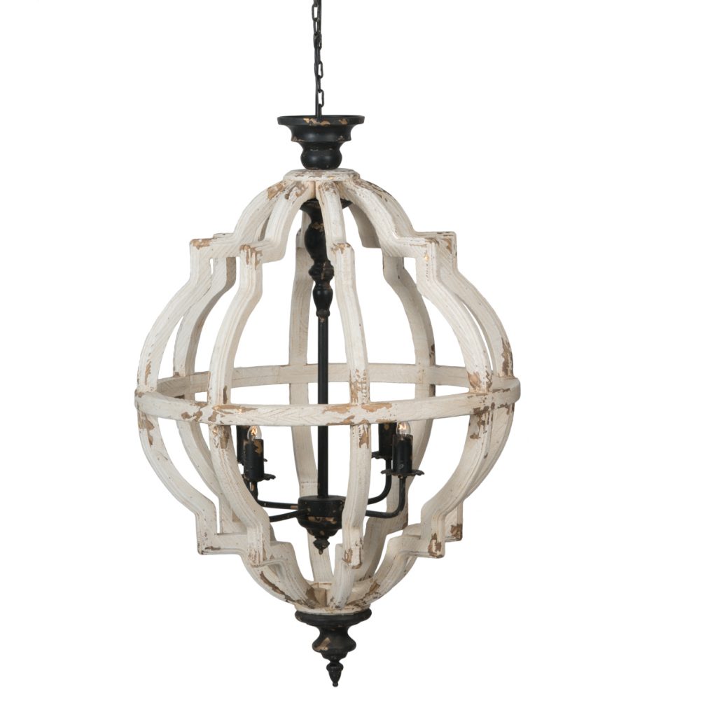 Georgie 4 Light Chandelier - Out of the Woodwork Designs