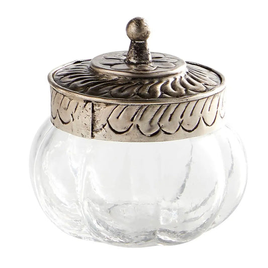 Jenna Glass Jar with Metal Lid