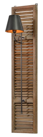 Shutter Wall Sconce - Out of the Woodwork Designs