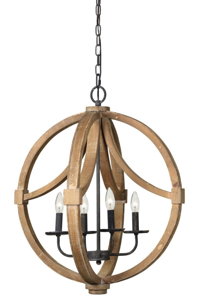 Stella 4 Light Chandelier * - Out of the Woodwork Designs
