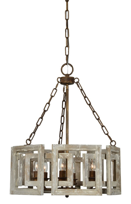Tyler 6 Light Chandelier - Out of the Woodwork Designs