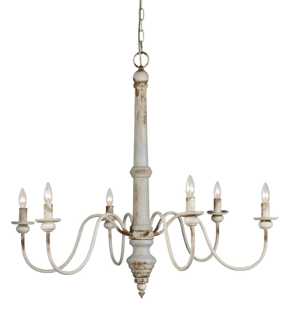 Nora 6 Light Chandelier - Out of the Woodwork Designs
