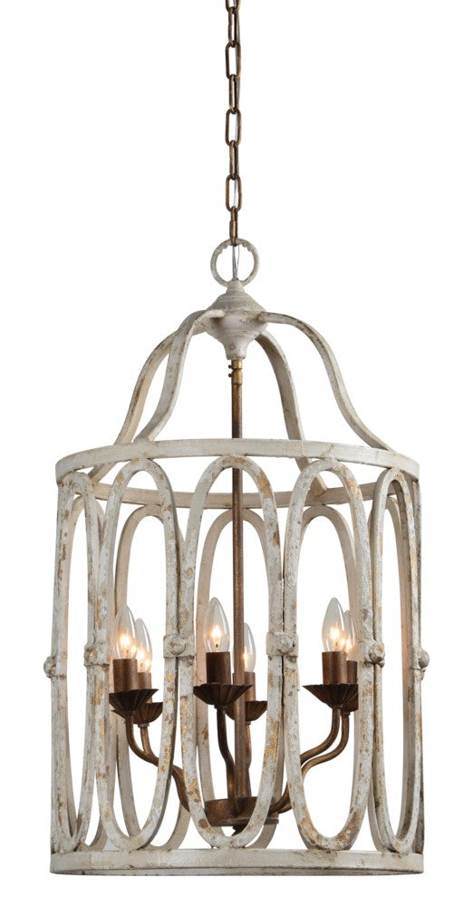 Natalie 6 Light Chandelier - Out of the Woodwork Designs