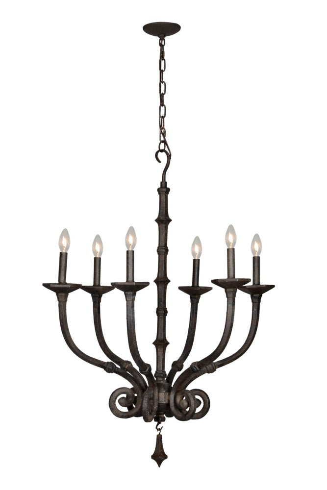 James 6 Light Chandelier* - Out of the Woodwork Designs