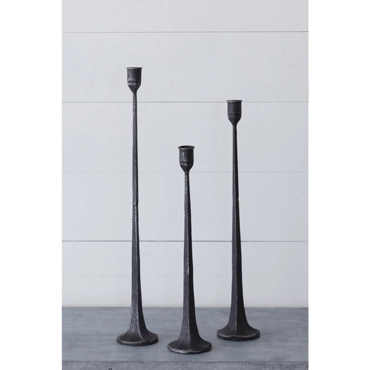 Hand Forged Metal Taper Candle Holder