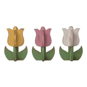 Wood Tulip - 3 Colors