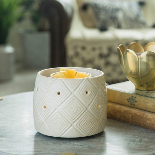 Geometric Fragrance Warmer with Fan