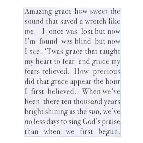 Amazing Grace Wall Board
