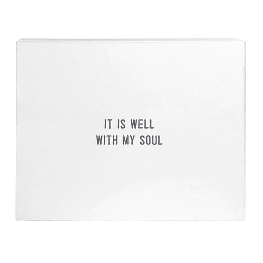 It Is Well Wall Sign