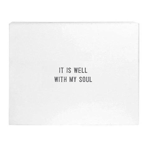 It Is Well Wall Sign
