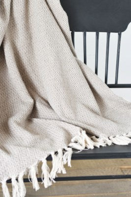 Beige Throw- 60"x48"