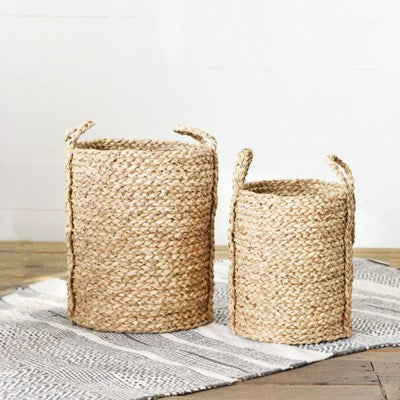 Double Handle Seagrass Basket - 2 Sizes
