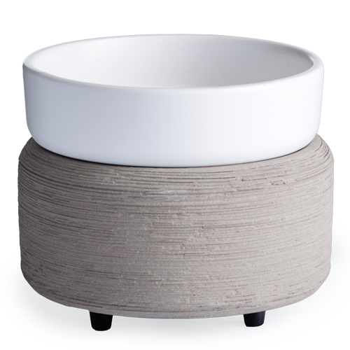 Grey Textured 2-in-1 Wax Warmer