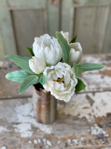 Grand Opening Tulip - White
