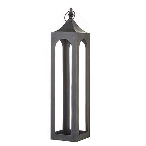 Tall Arched Black Lantern