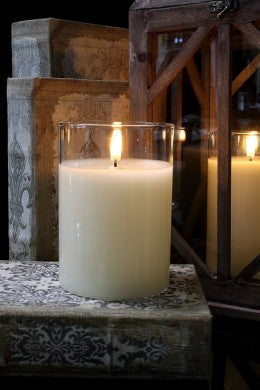 Simply Ivory LED Poured Candle 3.5 x 5