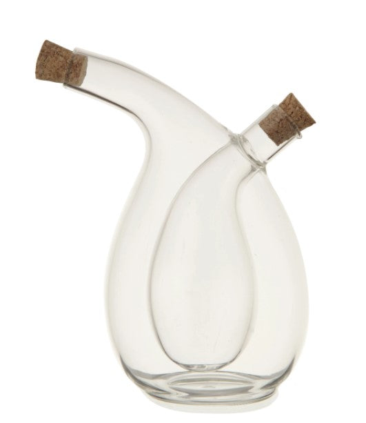 Oil and Vinegar Cruet with Cork Stoppers