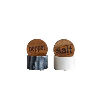 Marble Salt & Pepper Pinch Pots - Out of the Woodwork Designs