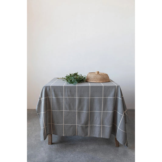 Grid Pattern Tablecloth