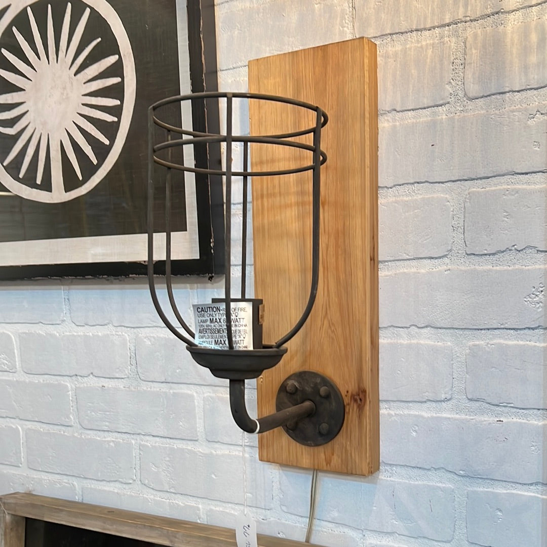 Cage Wall Sconce