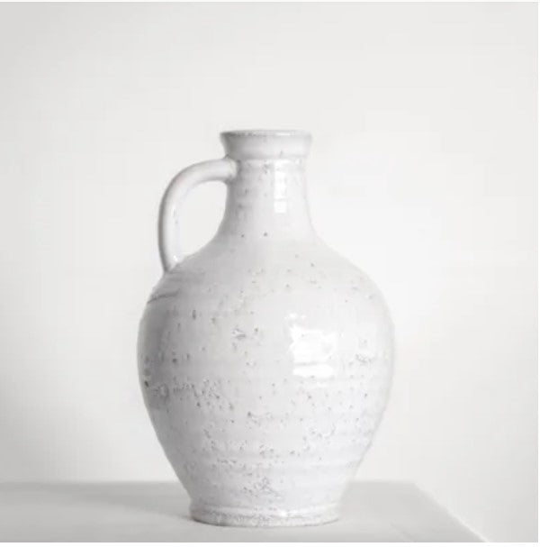 Christina White Jug Vase