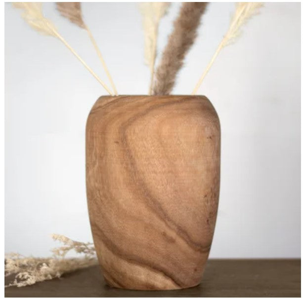 Jessa Wood Vase