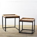 Set of 2 Square Side Tables