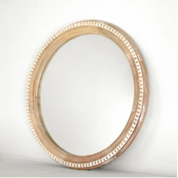 Jenny Round Beaded Mirror