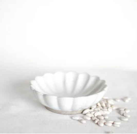Scallop Edge Ceramic Bowl