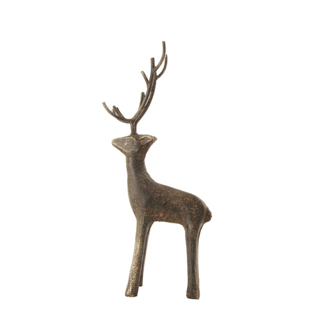 Cast Iron Standing Deer -  Large